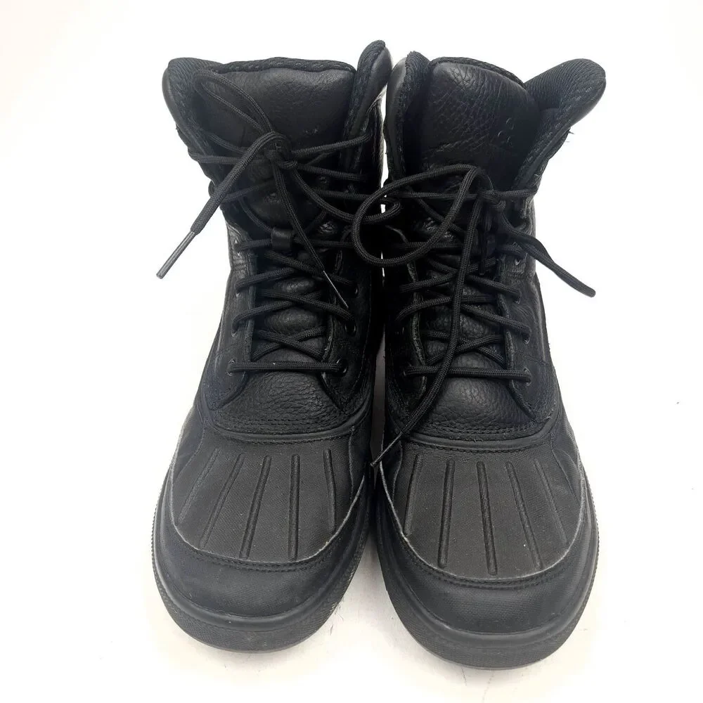 Nike ACG Woodside II Triple-Black Waterproof Ankle Duck Boot 525393-090 Size 9